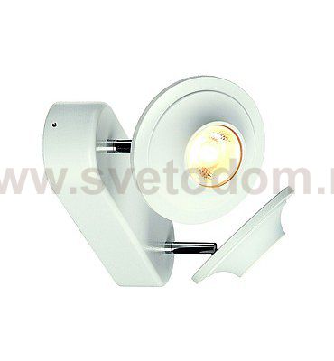SLV 147801 LEFA 2 ¤ светильник накладной с 2-мя COB LED по 5Вт (12.9Вт), 3000K, 600lm, белый