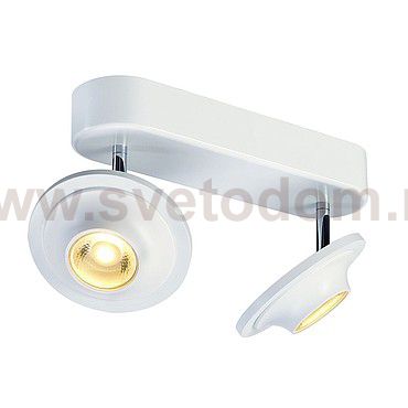 SLV 147801 LEFA 2 ¤ светильник накладной с 2-мя COB LED по 5Вт (12.9Вт), 3000K, 600lm, белый