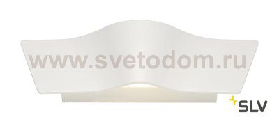 SLV 147821 WAVE WALL Wandleuchte, weiss, 2x4,5W LED, 3000K