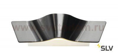 SLV 147826 WAVE WALL Wandleuchte, alu brushed, 2x4,5W LED, 3000K