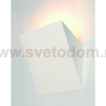 SLV 148017 PLASTRA Wandleuchte, GL 105 TORCH, weisser Gips, E14, max. 11W