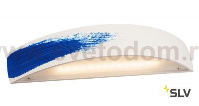 148062 SLV PLASTRA BOW LED светильник настенный с LED 2x 9Вт (19Вт), 3000К, 1050лм, белый гипс