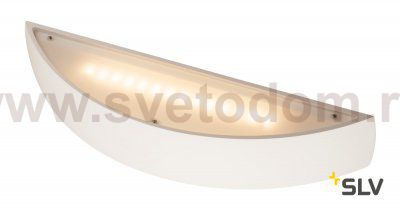 148062 SLV PLASTRA BOW LED светильник настенный с LED 2x 9Вт (19Вт), 3000К, 1050лм, белый гипс