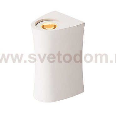 148063 SLV PLASTRA CURVE LED светильник настенный с LED 2x 2.2Вт (6.6Вт), 3000К, 200лм, белый гипс