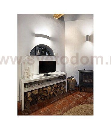 148063 SLV PLASTRA CURVE LED светильник настенный с LED 2x 2.2Вт (6.6Вт), 3000К, 200лм, белый гипс