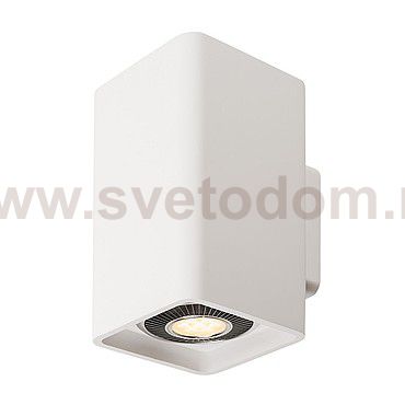148064 SLV PLASTRA UP-DOWN ES111 светильник настенный для 2х ламп ES111 GU10 по 17.5Вт макс., белый гипс