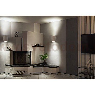 148064 SLV PLASTRA UP-DOWN ES111 светильник настенный для 2х ламп ES111 GU10 по 17.5Вт макс., белый гипс