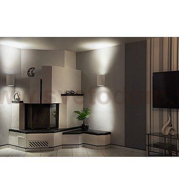 148064 SLV PLASTRA UP-DOWN ES111 светильник настенный для 2х ламп ES111 GU10 по 17.5Вт макс., белый гипс