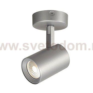 SLV 148504 DEBASTO Deckenleuchte, single, 8W, 3000K, silbergrau