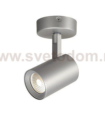 SLV 148504 DEBASTO Deckenleuchte, single, 8W, 3000K, silbergrau