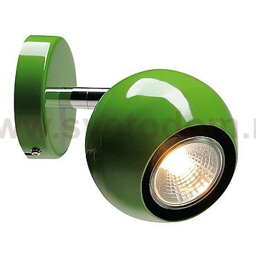 SLV 149065 LIGHT EYE 1 GU10 Wand- und Deckenleuchte, farngr?n, GU10, max. 50W