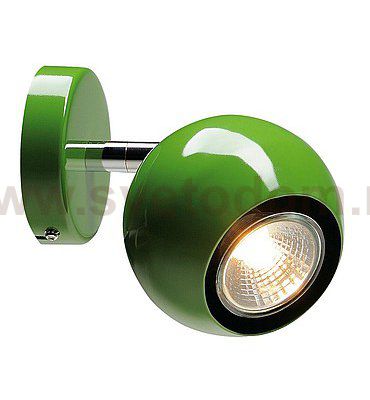 SLV 149065 LIGHT EYE 1 GU10 Wand- und Deckenleuchte, farngr?n, GU10, max. 50W