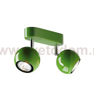 SLV 149075 LIGHT EYE 2 GU10 Wand- und Deckenleuchte, farngr?n, GU10, max. 2x50W