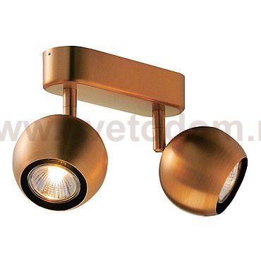 SLV 149079 LIGHT EYE 2 GU10 Wand- und Deckenleuchte, kupferfarben, GU10, max. 2x50W