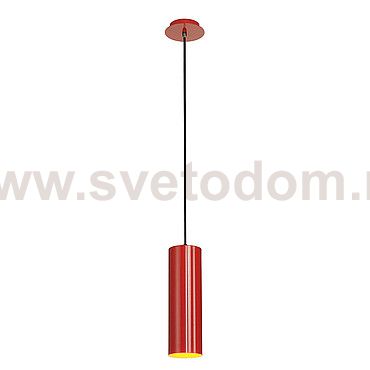 SLV 149386 ENOLA Pendelleuchte, rund, rot, E27, max. 60W