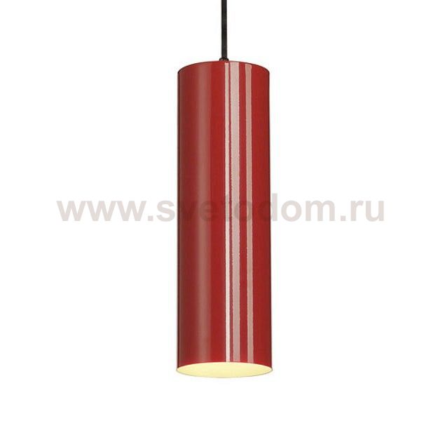 SLV 149386 ENOLA Pendelleuchte, rund, rot, E27, max. 60W