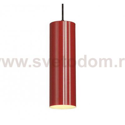 SLV 149386 ENOLA Pendelleuchte, rund, rot, E27, max. 60W