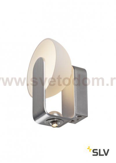 SLV 149431 Mod. 86 LED, Wandleuchte, weiss/ silber, mit LEDSPOT