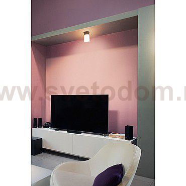 SLV 150654 DELWA GLASS Deckenleuchte, LED, mausgrau