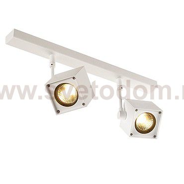 SLV 151171 ALTRA DICE 2 Deckenleuchte, eckig, weiss, 2xGU10, max. 2x50W