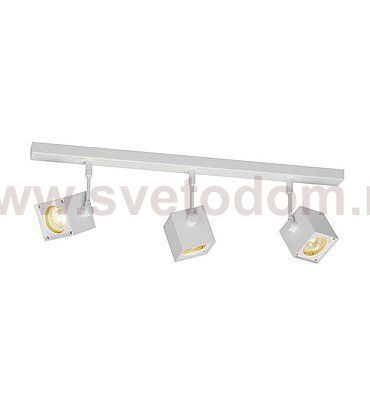 SLV 151181 ALTRA DICE 3 Deckenleuchte, eckig, weiss, 3xGU10, max. 3x50W