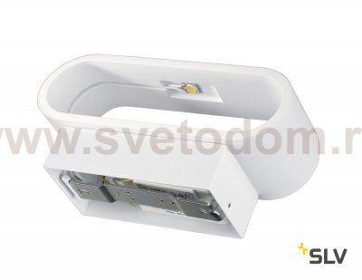 SLV 151311 ASSO LED Wandleuchte, oval, weiss, 5W LED, 3000K