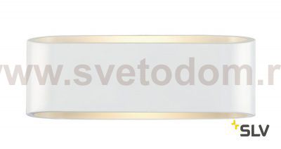 SLV 151311 ASSO LED Wandleuchte, oval, weiss, 5W LED, 3000K
