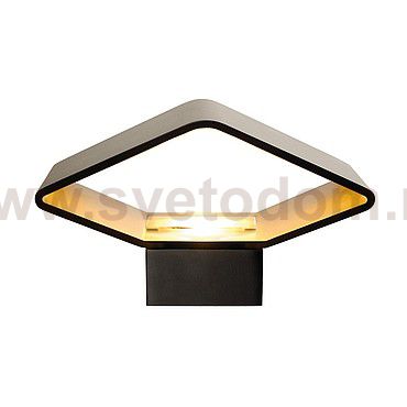 SLV 151700 CARISO LED Wandleuchte 1, schwarz/ messing, 7,5W LED, 3000K