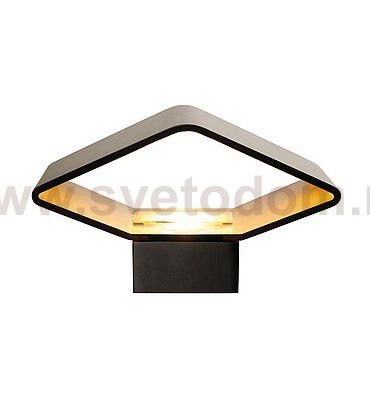 SLV 151700 CARISO LED Wandleuchte 1, schwarz/ messing, 7,5W LED, 3000K
