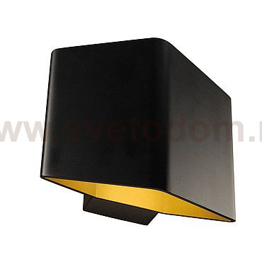 SLV 151700 CARISO LED Wandleuchte 1, schwarz/ messing, 7,5W LED, 3000K
