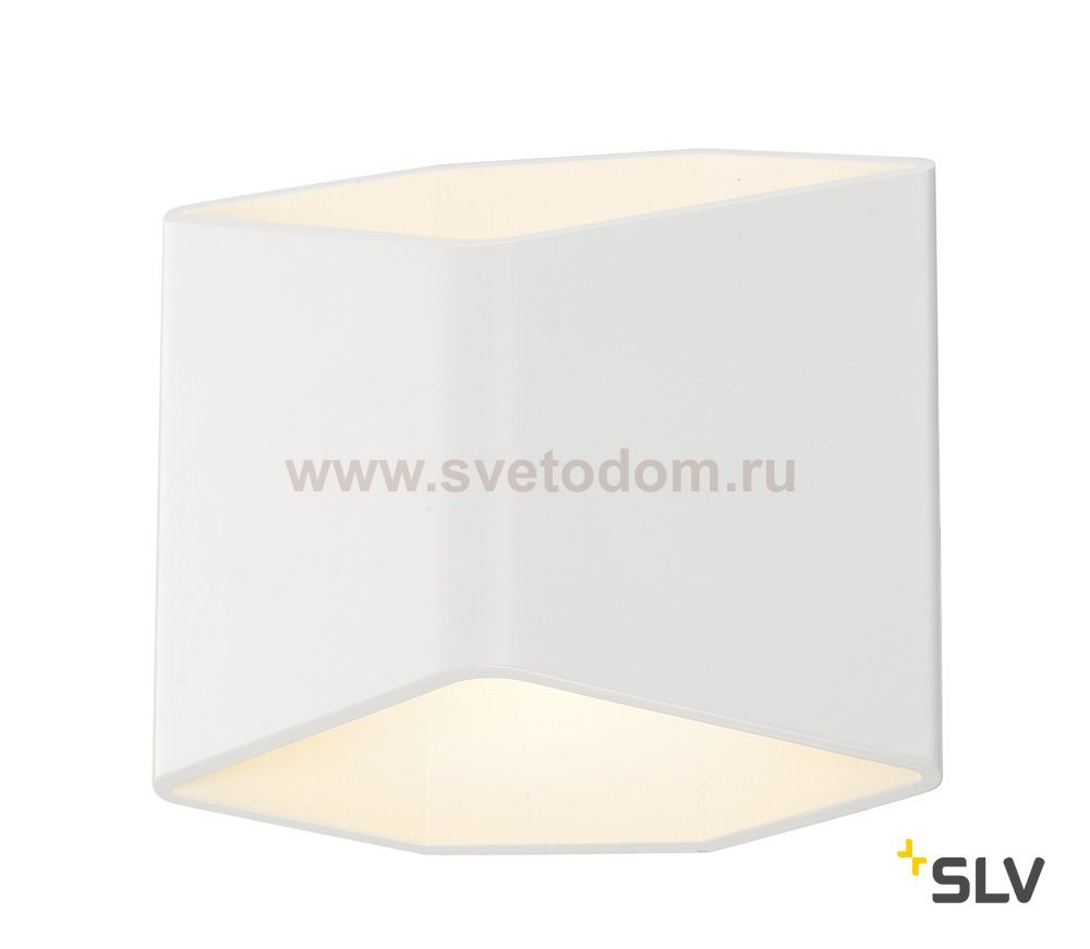 SLV 151711 CARISO LED Wandleuchte 2, weiss, 7,5W LED, 3000K