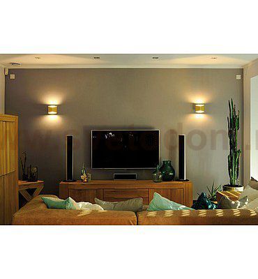 SLV 151713 CARISO LED Wandleuchte 2, messing, 7,5W LED, 3000K