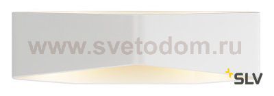 SLV 151741 BIG CARISO LED Wandleuchte 2, weiss, 2x 9W LED, 3000K