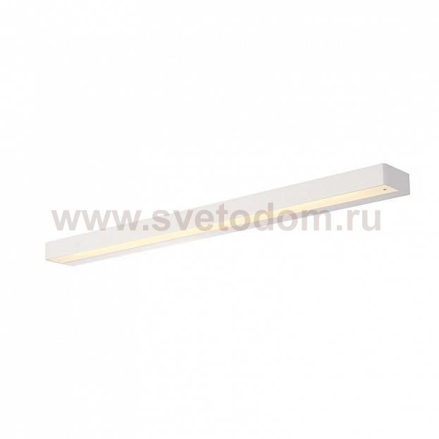 SLV 151771 SEDO 21 Wandleuchte, eckig, mattweiss, Glas satiniert, G5, ESL, 21W