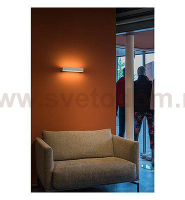 SLV 151771 SEDO 21 Wandleuchte, eckig, mattweiss, Glas satiniert, G5, ESL, 21W