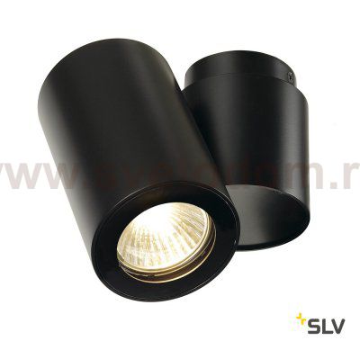 SLV 151820 ENOLA_B SPOT single, Wand- Deckenleuchte, mattschwarz, GU10, max. 50W