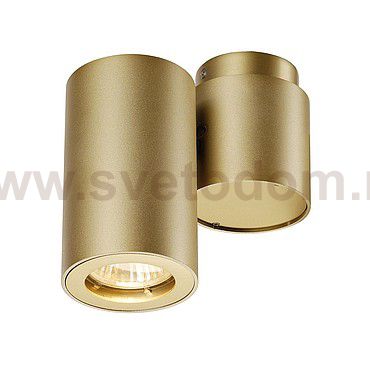 SLV 151823 ENOLA_B SPOT single, Wand- Deckenleuchte,messing, GU10, max. 50W