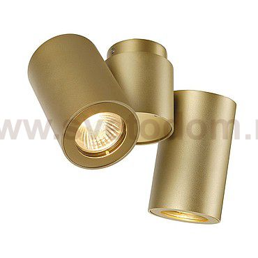 SLV 151833 ENOLA_B SPOT double, Wand- Deckenleuchte,messing, GU10, max. 2x50W