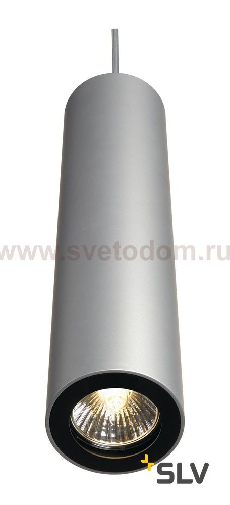 SLV 151854 ENOLA_B Pendelleuchte, PD-1, silbergrau/schwarz, GU10, max. 50W