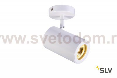 SLV 152011 ENOLA_B Wand- und Decken- leuchte single, weiss, GU10, max. 50W