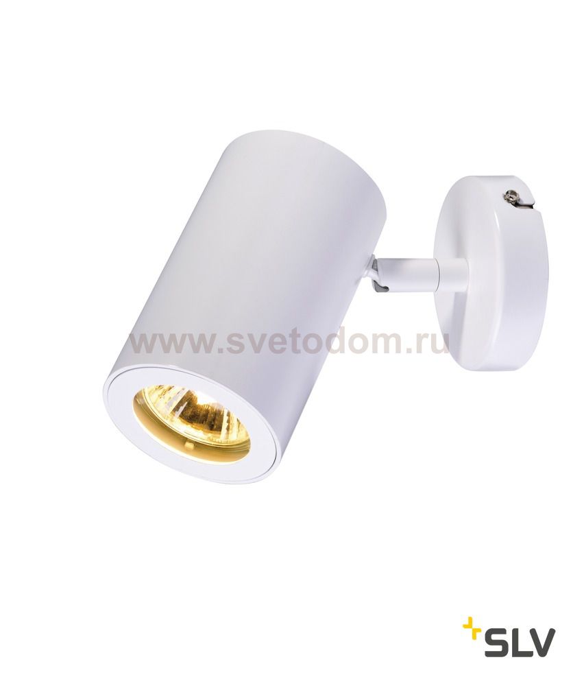 SLV 152011 ENOLA_B Wand- und Decken- leuchte single, weiss, GU10, max. 50W