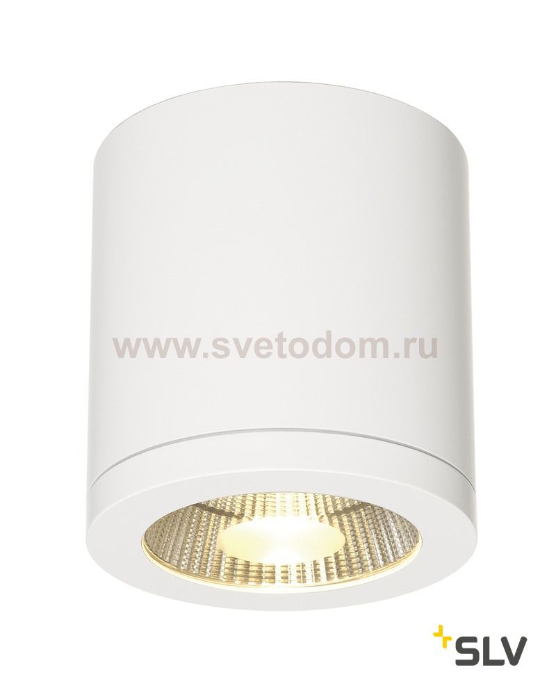 SLV 152101 ENOLA_C LED Deckenleuchte, CL-1, rund, weiss, 9W LED, 35°, 3000K