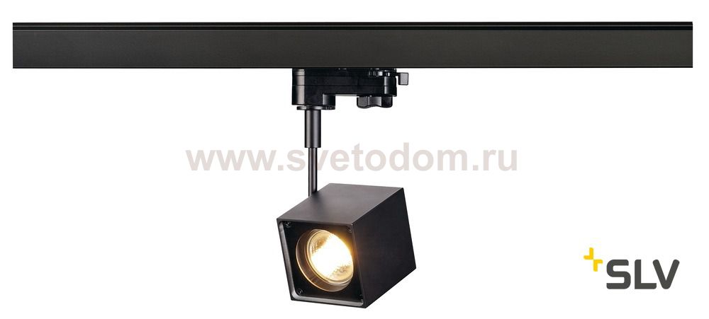 SLV 152320 ALTRA DICE Spot, eckig, schwarz, GU10, max. 50W, inkl. 3P.-Adapter