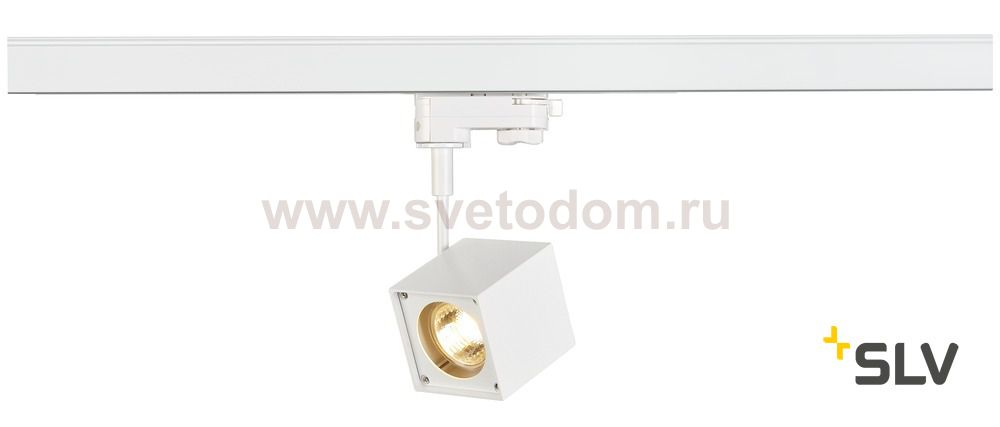 SLV 152321 ALTRA DICE Spot, eckig, weiss, GU10, max. 50W, inkl. 3P.-Adapter