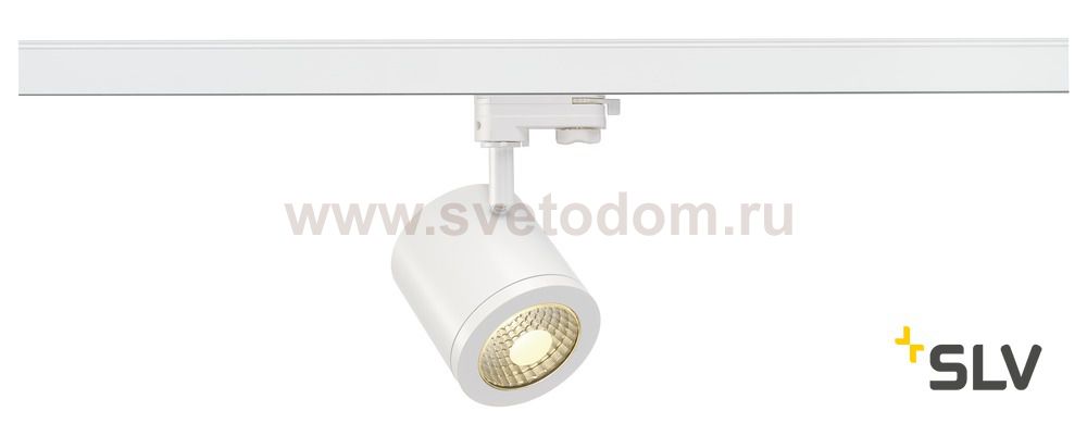 SLV 152431 ENOLA_C 9 Spot, rund, weiss, 9W, 3000K, 55°, inkl. 3P.-Adapter