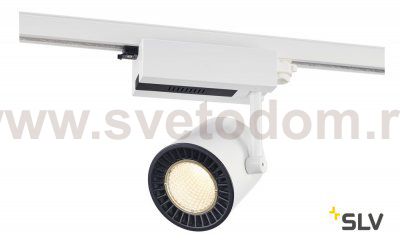 SLV 152621 SUPROS TRACK 3000 Spot, wei?, 3000lm 3000K SLM, 60° Reflektor, inkl. 3P.-Adapter