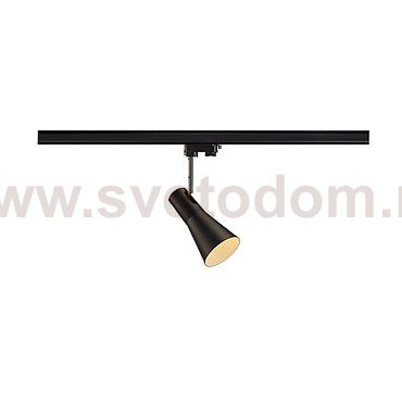 SLV 152630 TROMP, Lampenkopf, schwarz, GU10, inkl. 3P.-Adapter