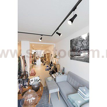 SLV 152630 TROMP, Lampenkopf, schwarz, GU10, inkl. 3P.-Adapter