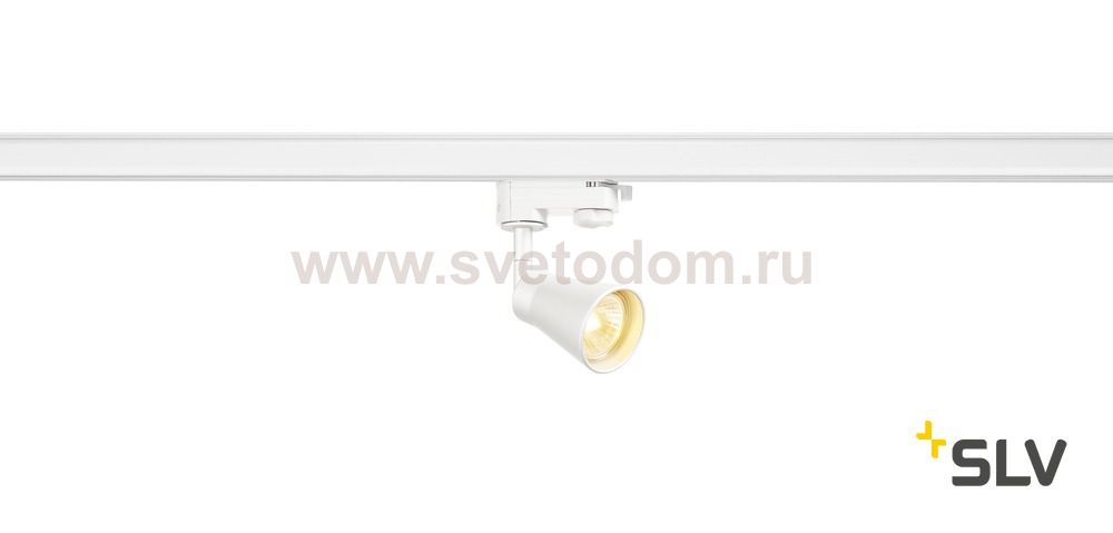 SLV 152641 MINI Q-TECH inkl. 3P.-Adapter, weiss, 1x GU10, max. 50W