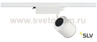 SLV 152681 SUPROS TRACK 3000 Spot, wei?, 3000lm 4000K SLM, 60° Reflektor, inkl. 3P.-Adapter